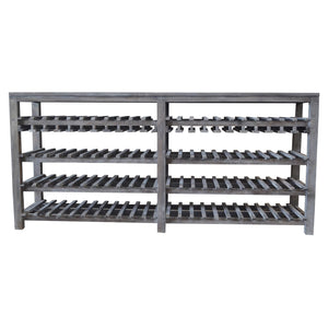 A&B Home Rhodes Cafe Wood Wine Rack