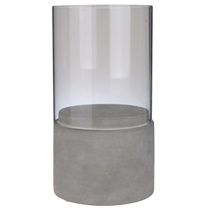 A&B Home City Scape Cement Candle Holder