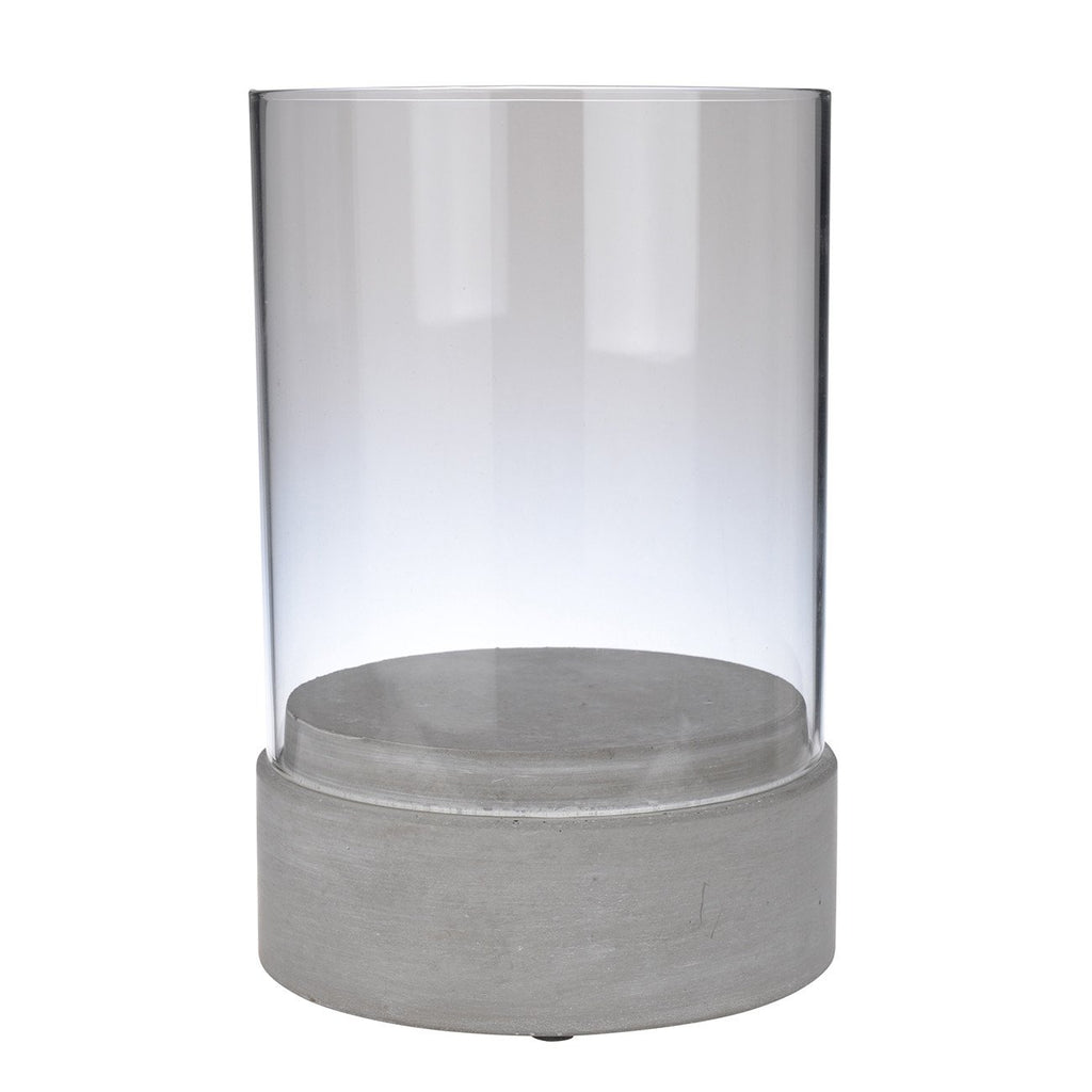 A&B Home City Scape Cement Candle Holder