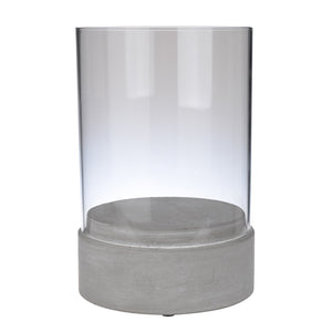 A&B Home City Scape Cement Candle Holder