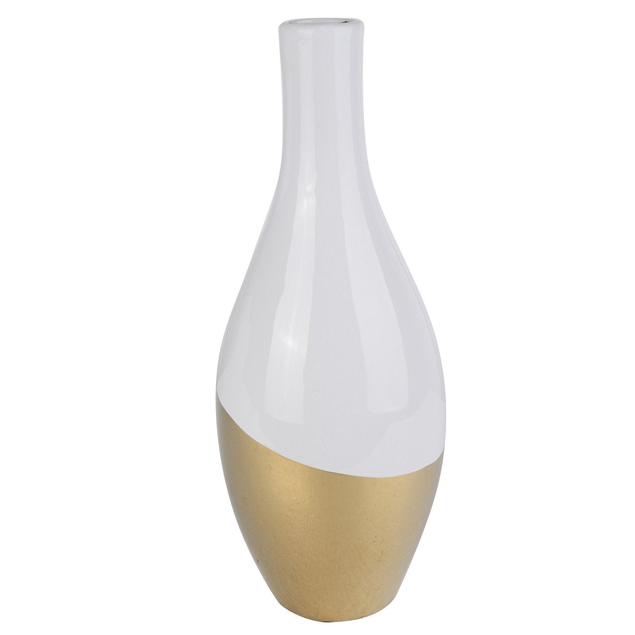 A&B Home Elegant Evening Gold Dip Vase