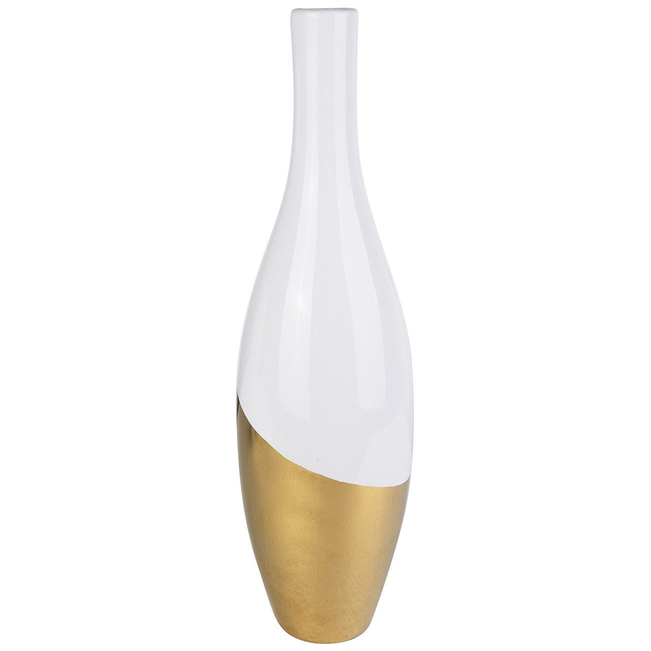 A&B Home Elegant Evening Gold Dip Vase