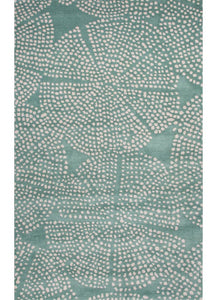 Stipple Flower Moonbeam/Cream De Menthe