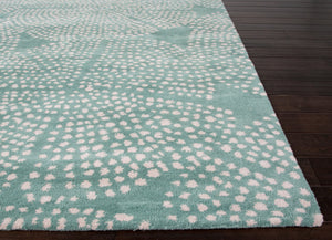 Stipple Flower Moonbeam/Cream De Menthe