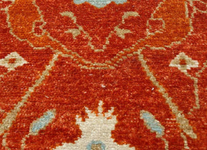 Streco Russet/Red Orange Traditional Rug