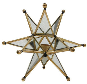 A&B Home Star Candle Holder - Set Of 2