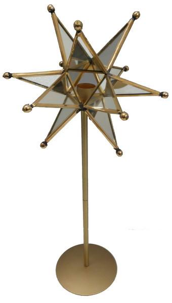 A&B Home Star Candle Holder - Set Of 2