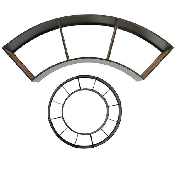 A&B Home Radial Curve Wall Shelf 