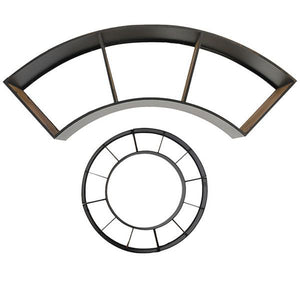 A&B Home Radial Curve Wall Shelf 