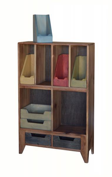 2-Day Designs Mail Storage Bookcase