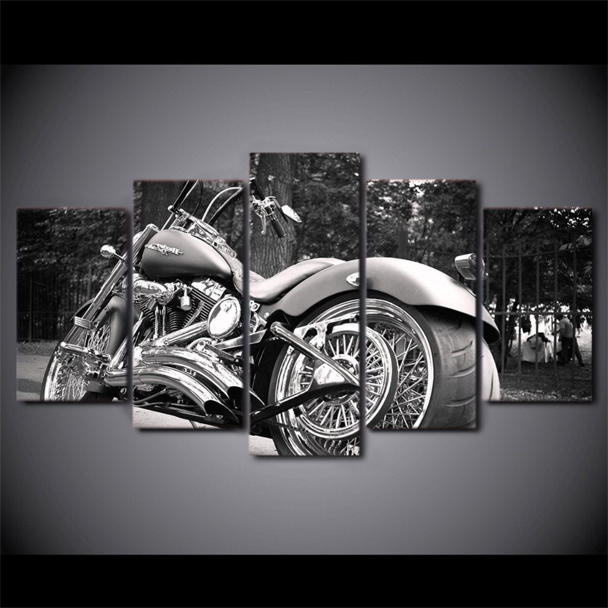 B&W Motorcycle