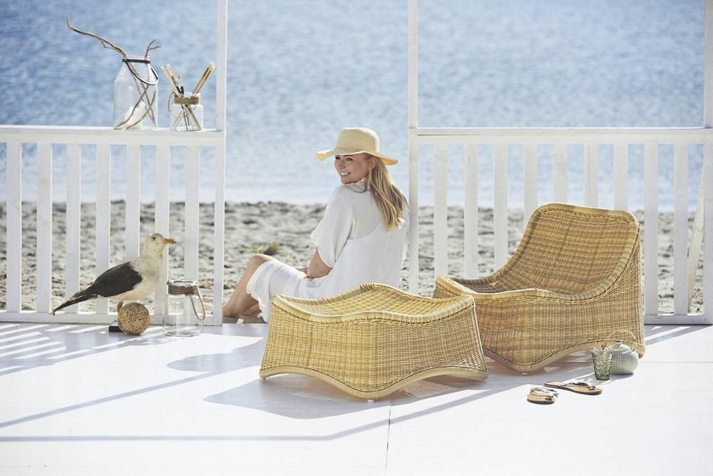 Sika Design Chill Lounge Chair And Stool Exterior