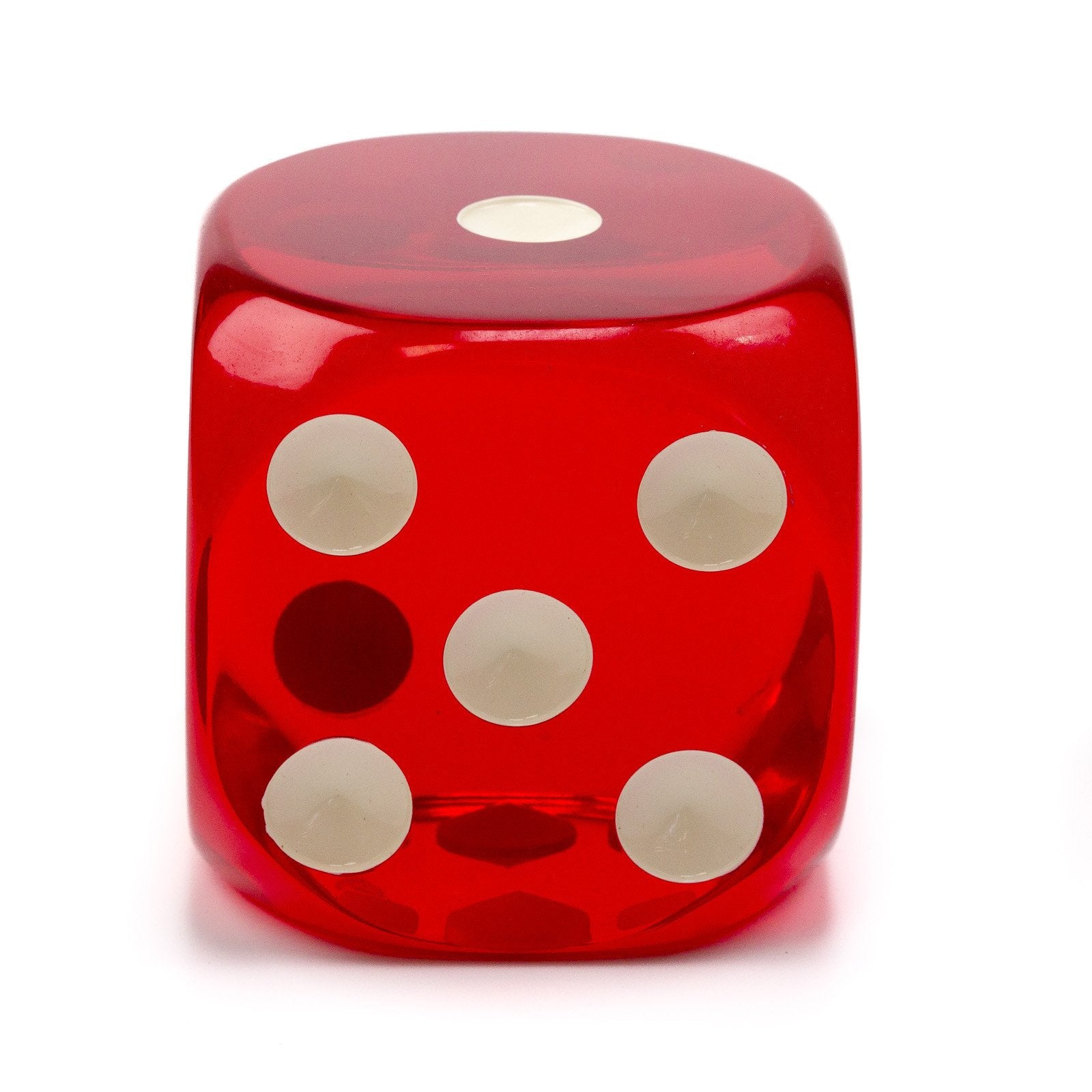 Acrylic Transparent Dice - 70 mm / 2.75 inch -  Sold Individually - Casino Supply - 1