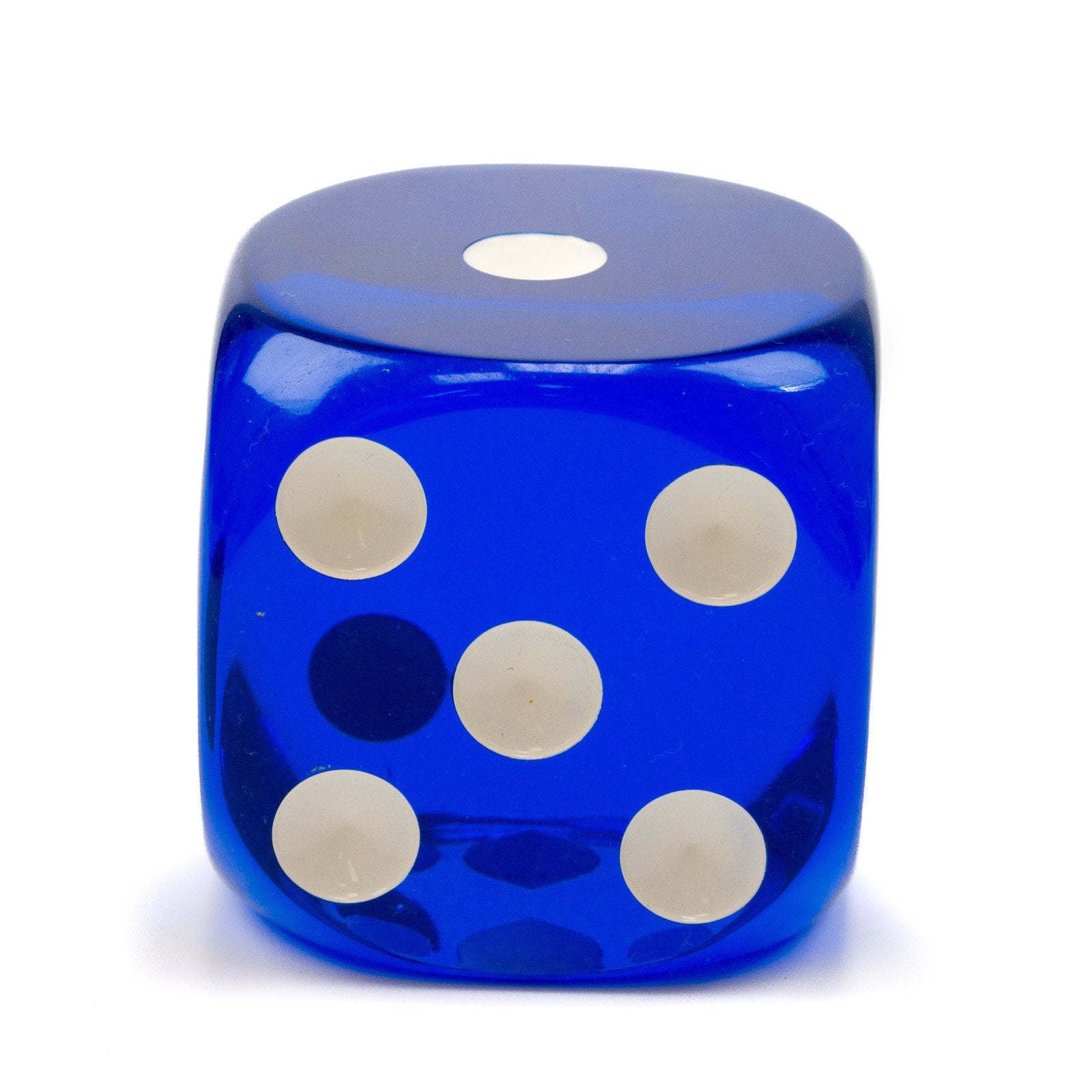 Acrylic Transparent Dice - 70 mm / 2.75 inch -  Sold Individually - Casino Supply - 5
