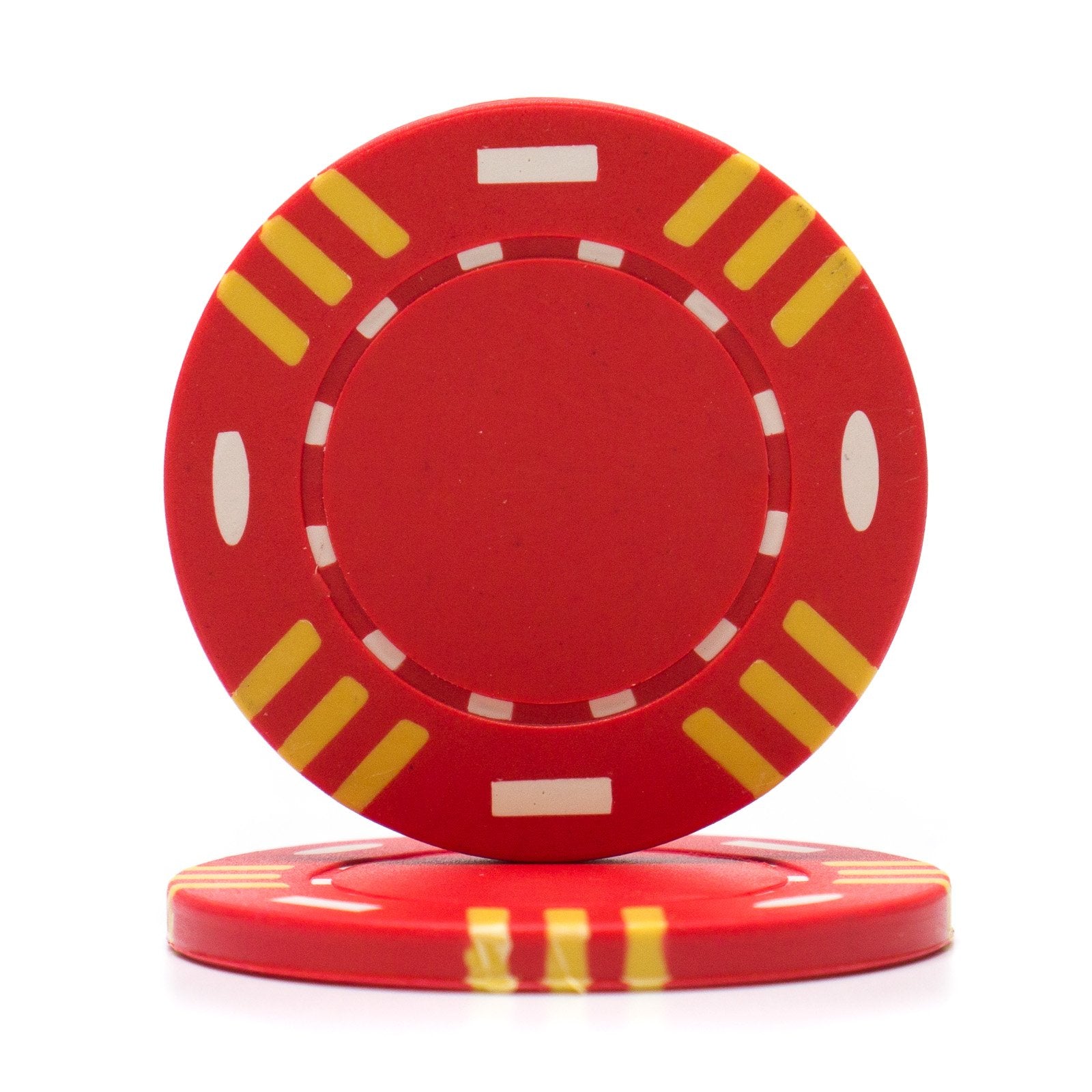 12 Gram Triple Striped (Tri Color) Poker Chips (25/Pkg)