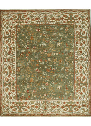 5th Avenue Forest Green/Cloud White Rug
