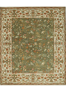 5th Avenue Forest Green/Cloud White Rug