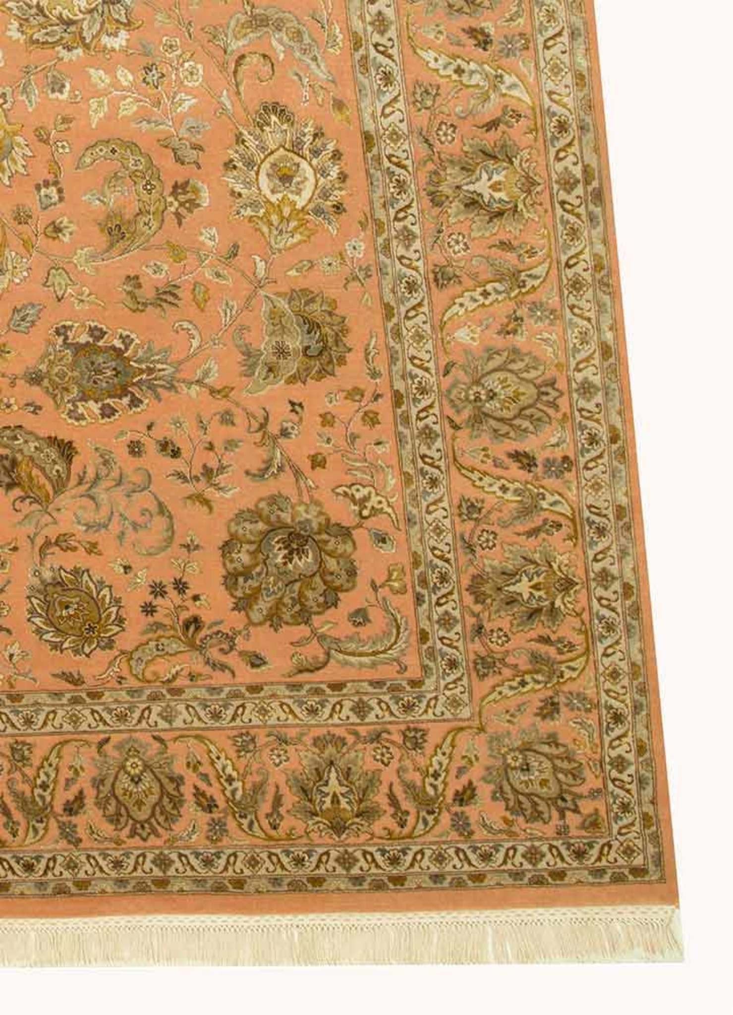 Spectra Peach Bloom Traditional Rug