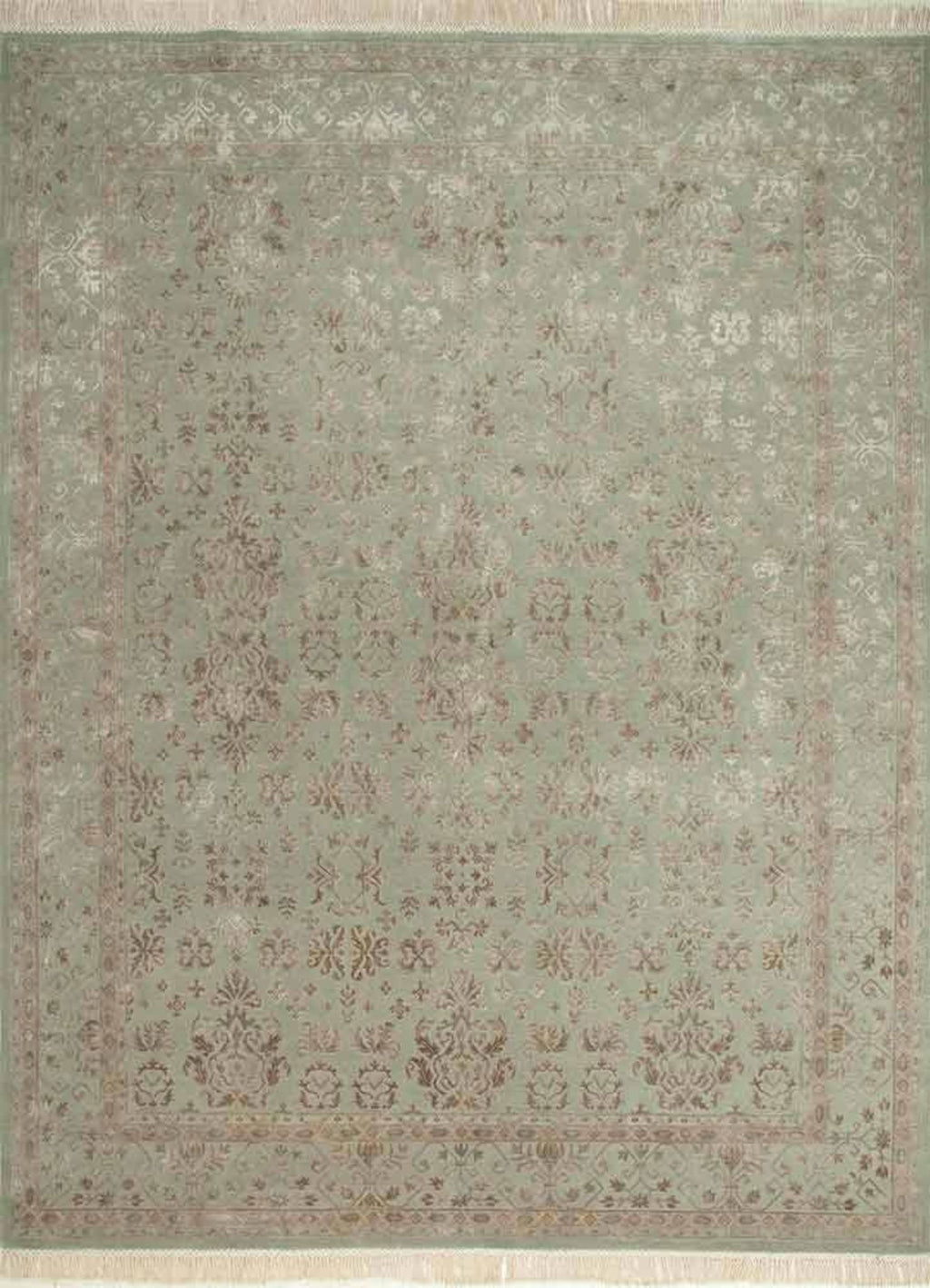 Spectra Spa Blue Traditional Rug