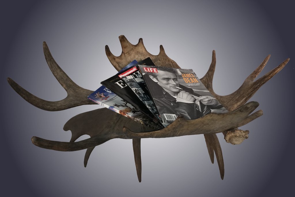 Antlerworx Moose Magazine/Log Rack (R-6)