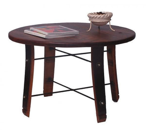 2-Day Designs Round Stave Coffee Table