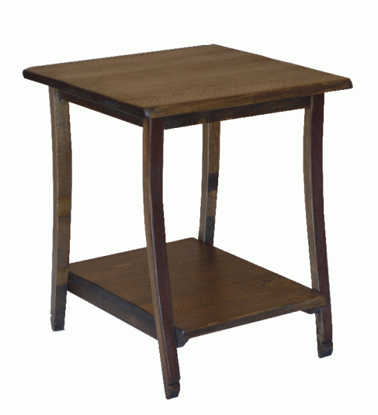 2-Day Designs Rustic End Table