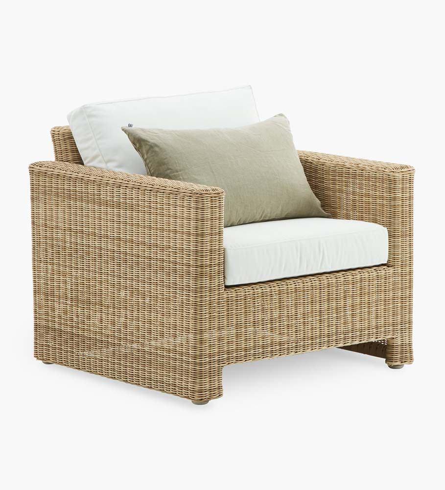 Sika Design Sixty Lounge Chair - Alu-Rattan Natural