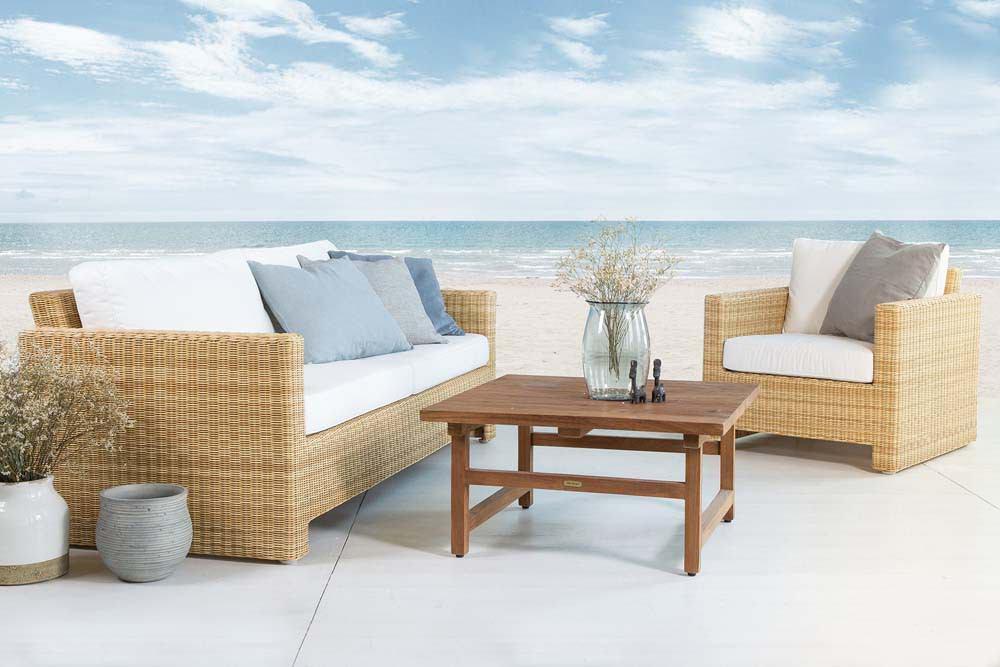 Sika Design Sixty Lounge Chair - Alu-Rattan Natural