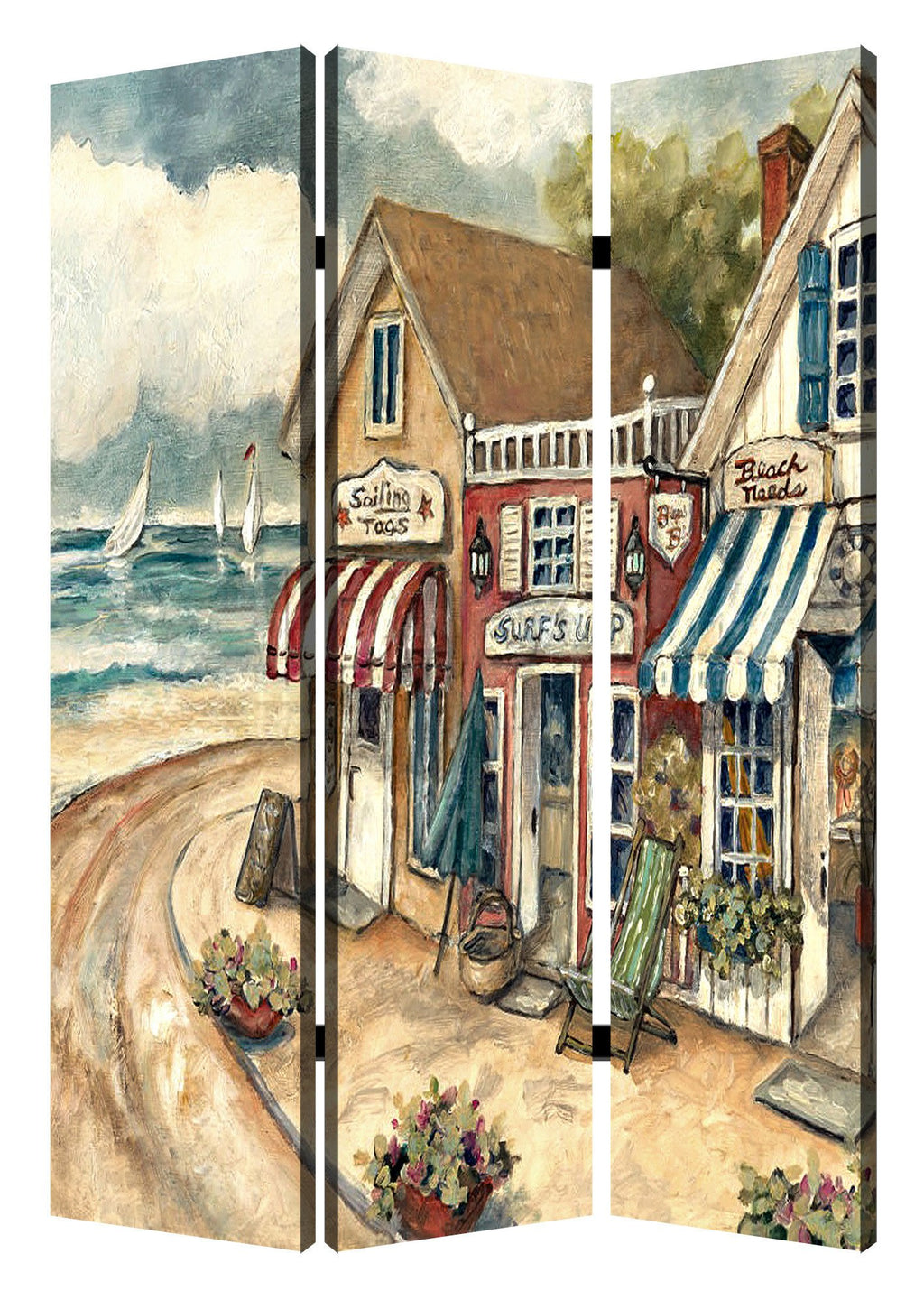Screen Gems Seaside Town Screen - SG-246