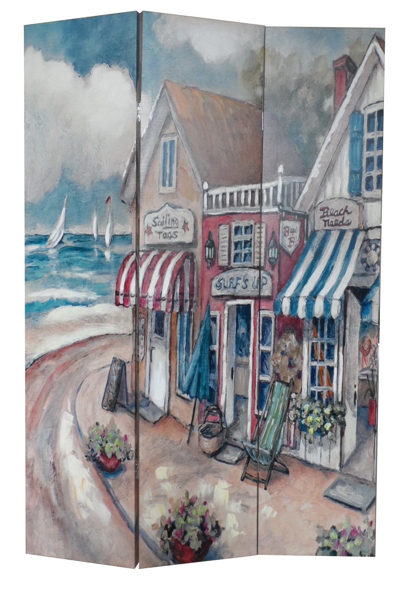 Screen Gems Seaside Town Screen - SG-246