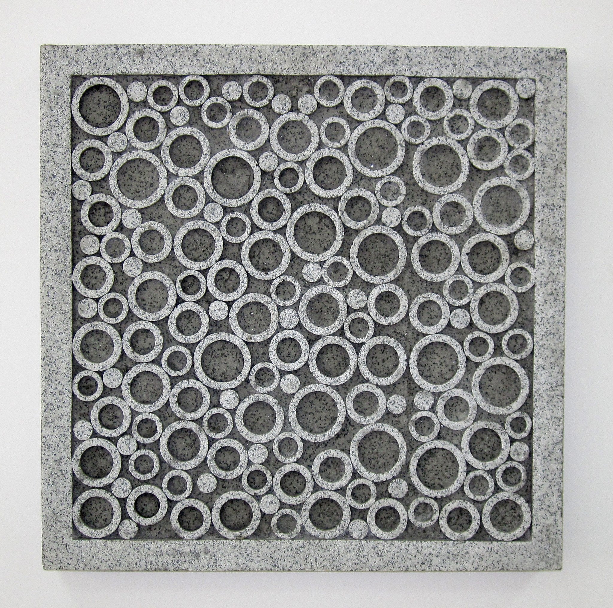 Screen Gems Sandstone Square Wall Decor W/Bubble Design