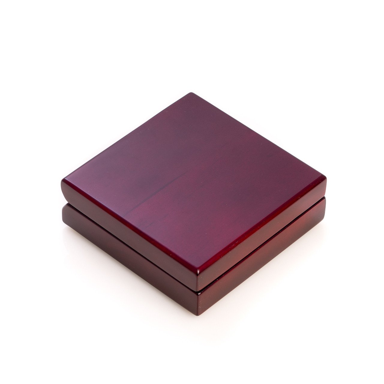 Bey-Berk Brass Compass In "Rosewood" Hinged Box