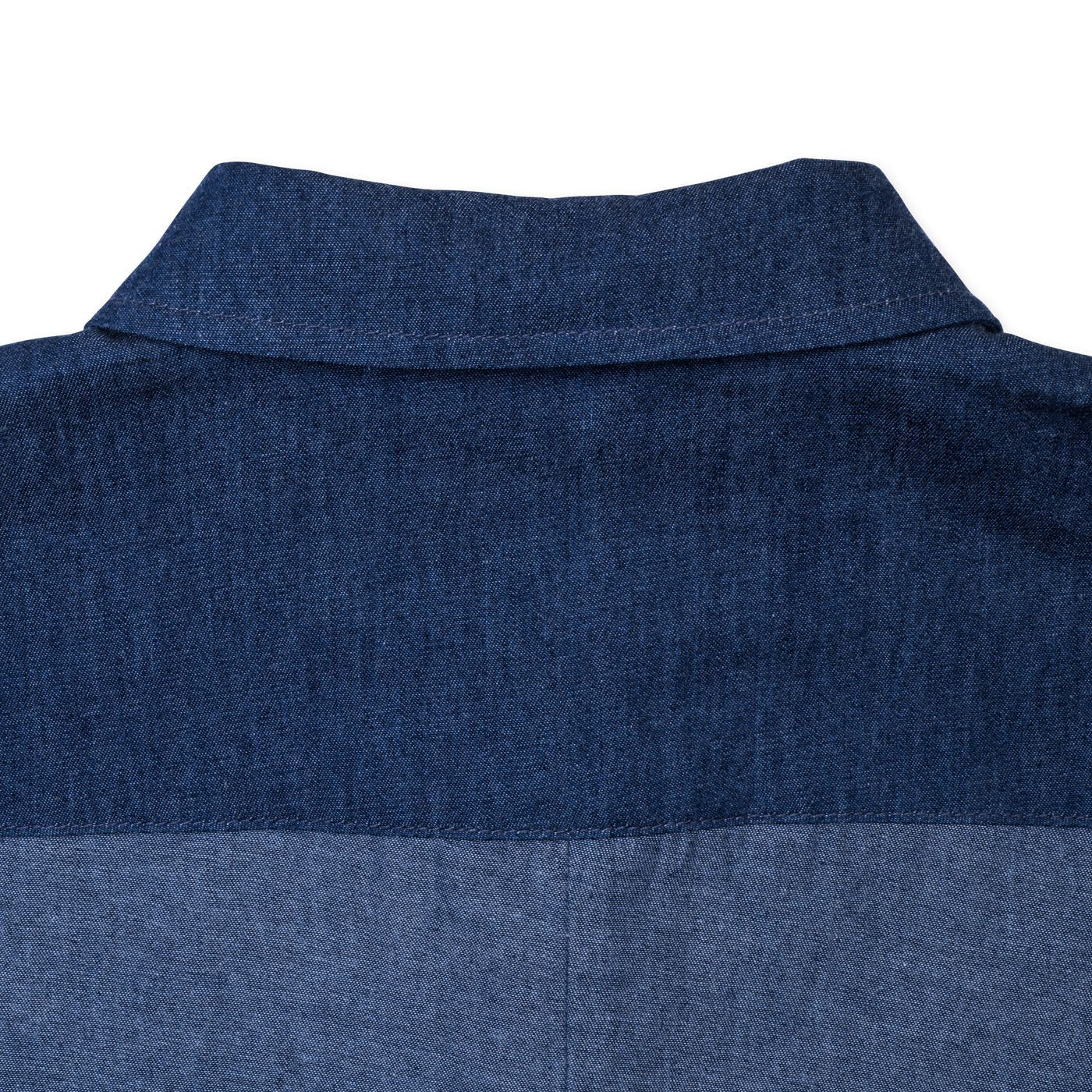 MACKEENE Shirts - Germain Col - Denim