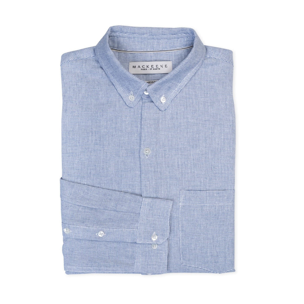 MACKEENE Shirts - Germain Col - Stripped