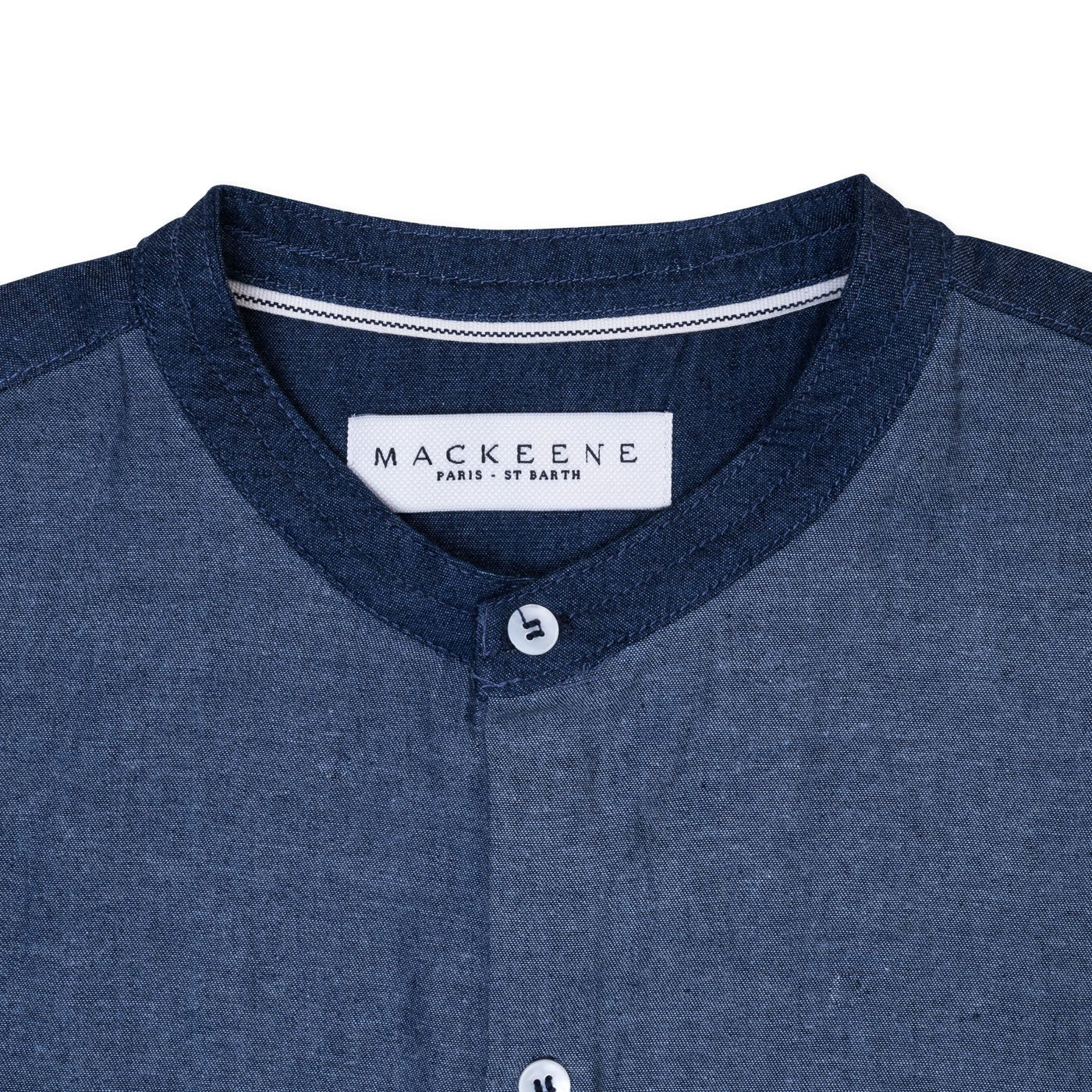 MACKEENE Shirts - Germain Mao - Denim
