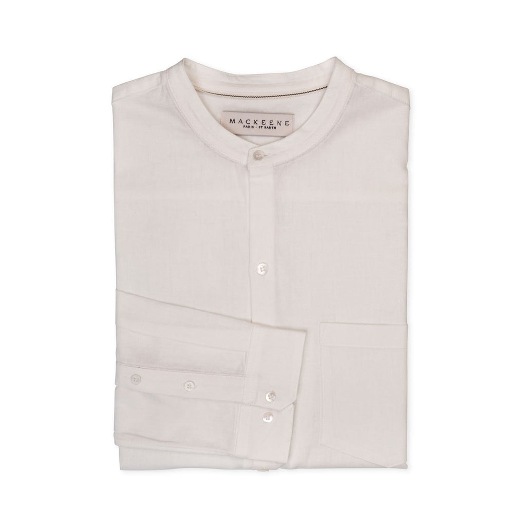 MACKEENE Shirts - Germain Mao - White