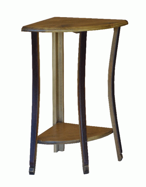 2-Day Designs Stave Corner Table