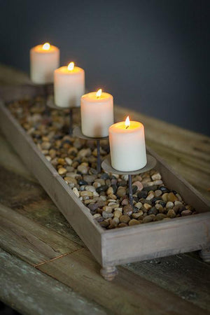 4 Candle Centerpiece Planter