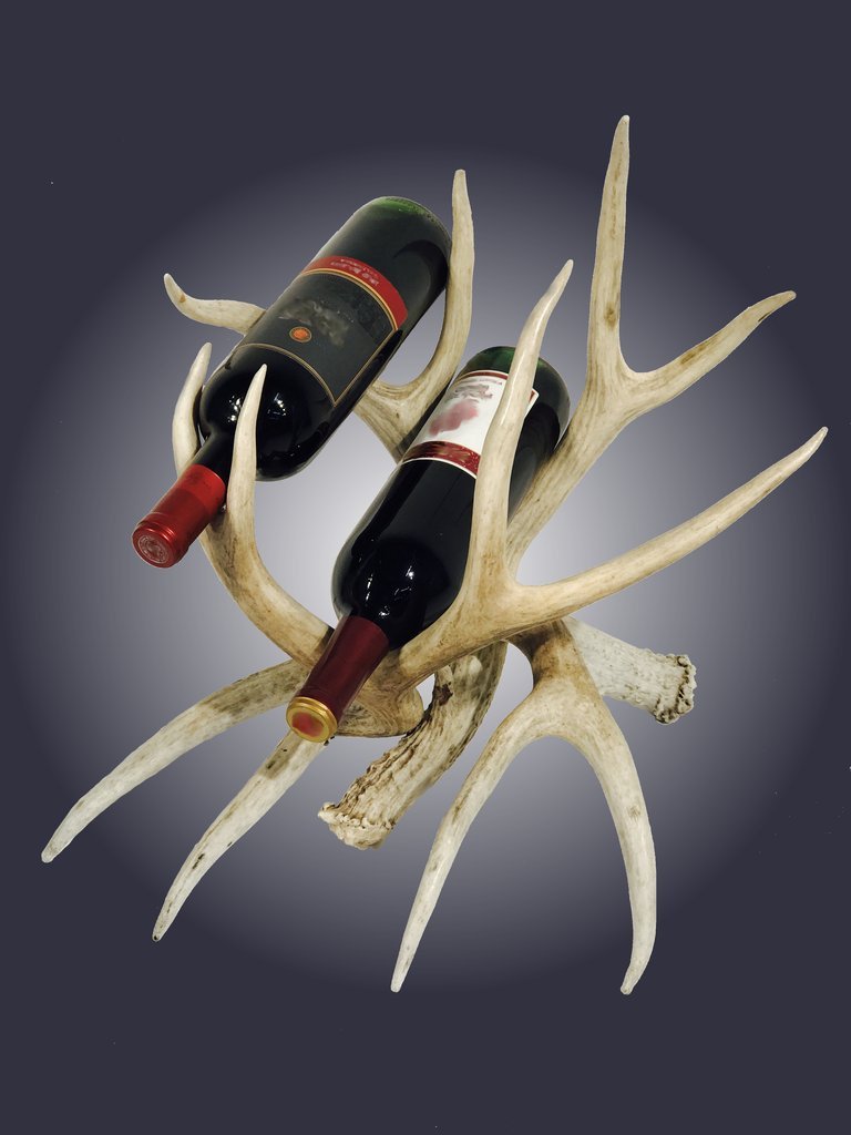 Antlerworx Antler Double Wine Bottle Holder (WR-2)
