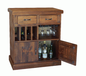 2-Day Designs Wine Bar On Casters