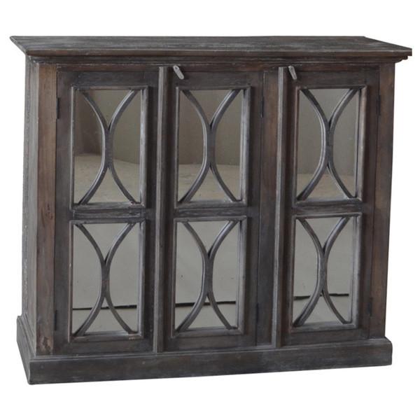 A&B Home Durian Cabinet & 2 Shelves - Set Of 3