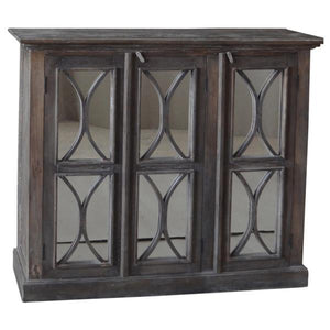 A&B Home Durian Cabinet & 2 Shelves - Set Of 3