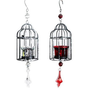 A&B Home Cage Christmas Ornaments -2Pc/Box - Set Of 2