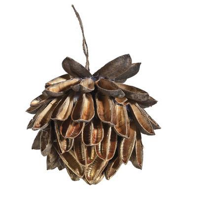 A&B Home 5" Holiday Ornament - Natural - Set of 12