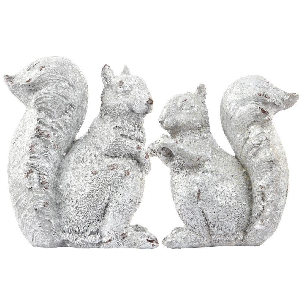 A&B Home 10" H Squirrel Holiday Decoration - Set of 2