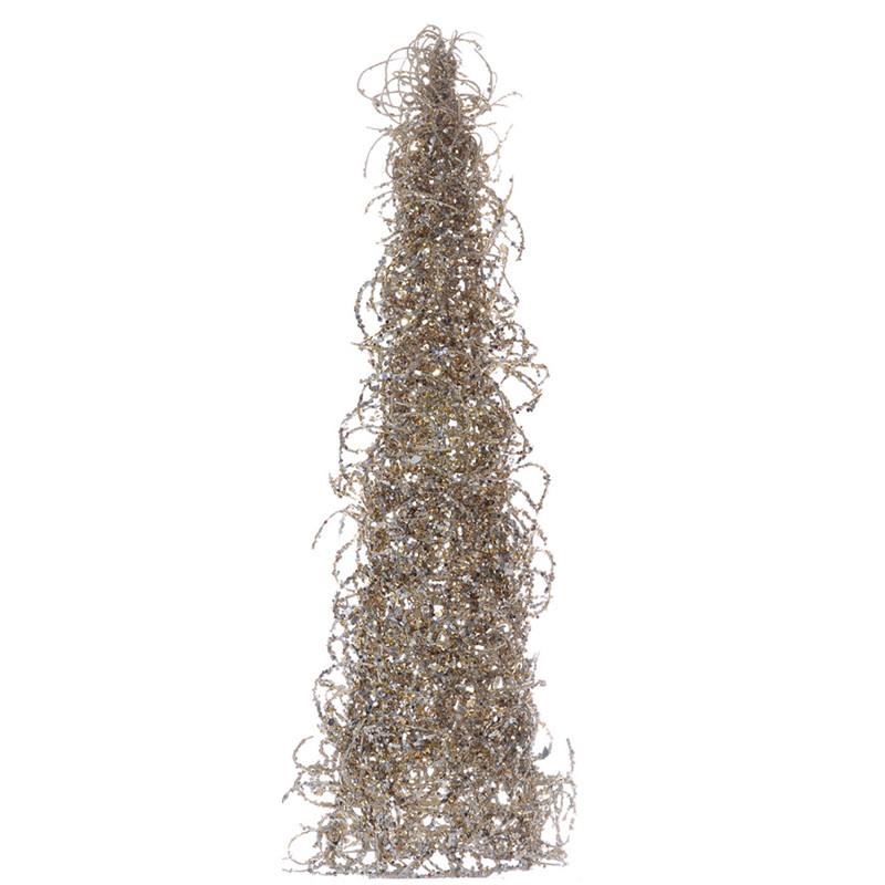 A&B Home Christmas Culy Tips Cone Tree - Set Of 2