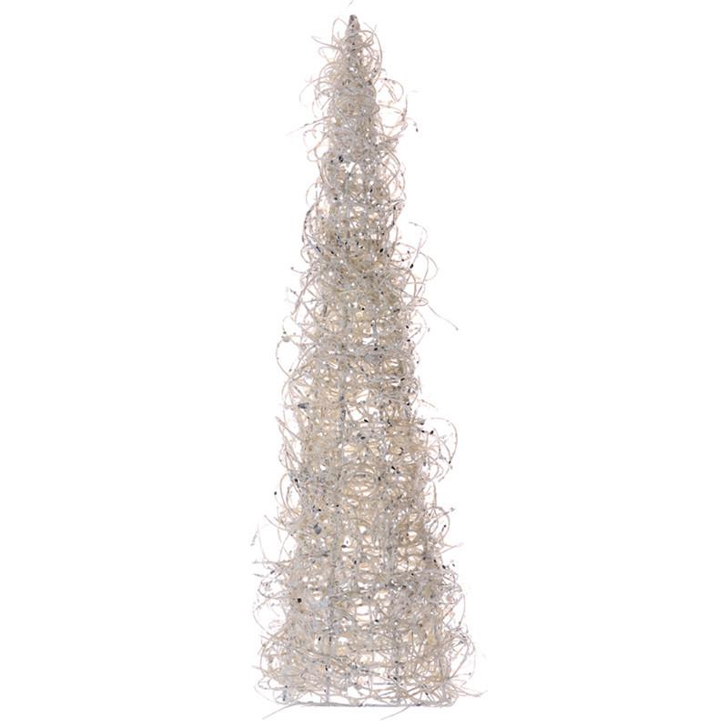 A&B Home Christmas Culy Tips Cone Tree - Set Of 2