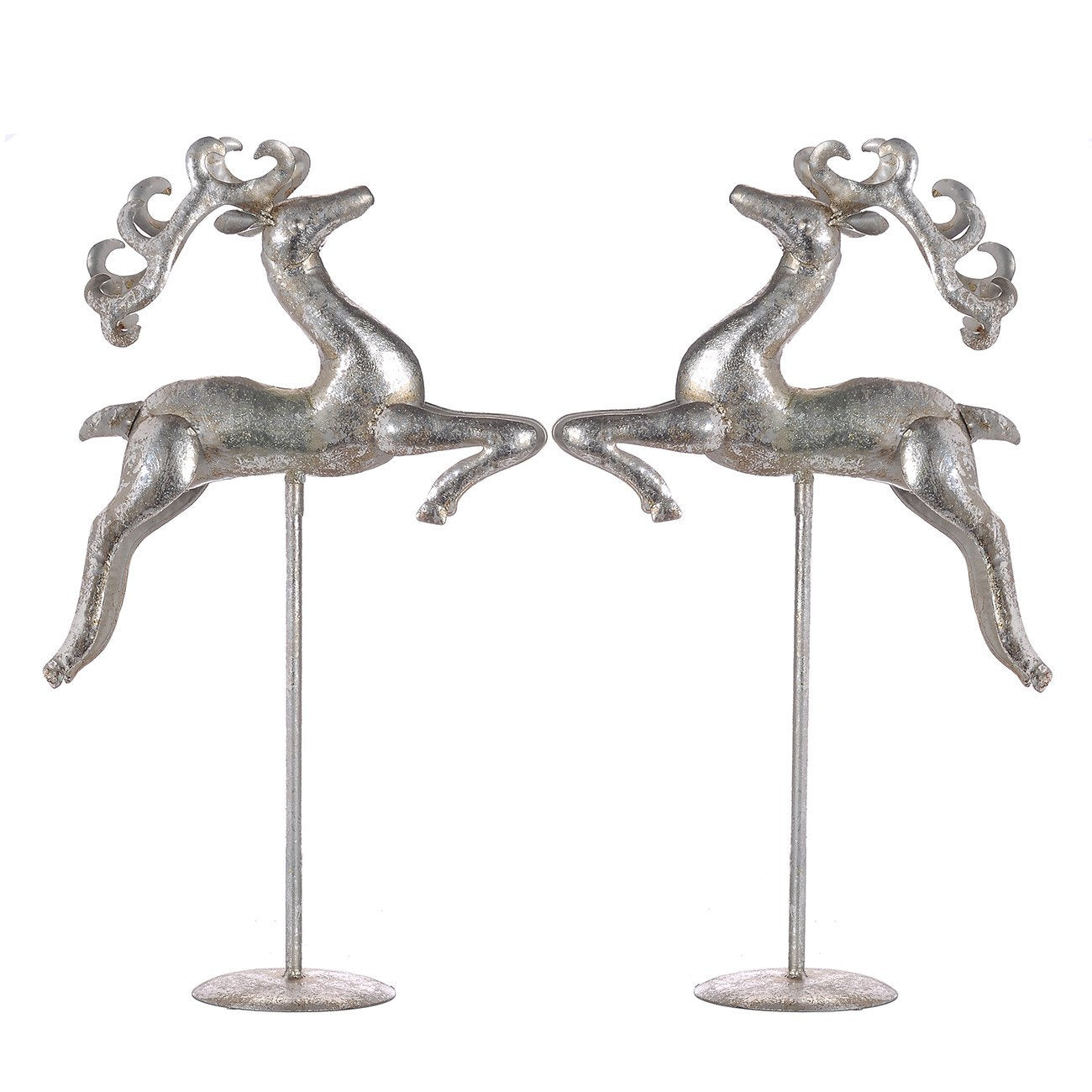 A&B Home Holiday Decor Flying Deer - Set of 2