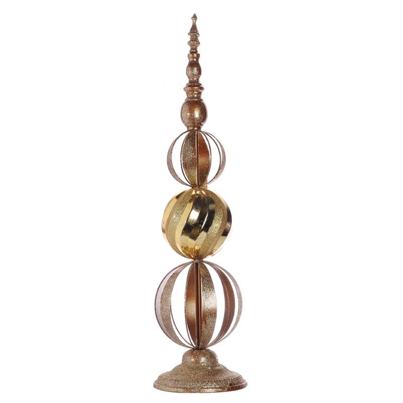 A&B Home Holiday 30" H Ball Topiary - Set Of 2