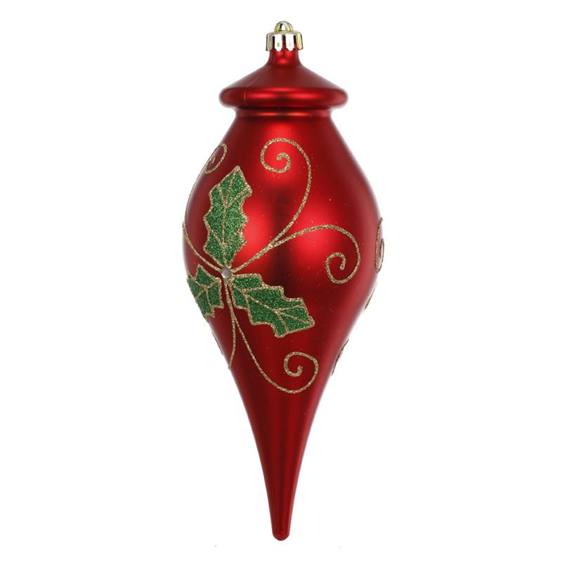A&B Home Finial Christmas Decor Ornaments - Set of 4